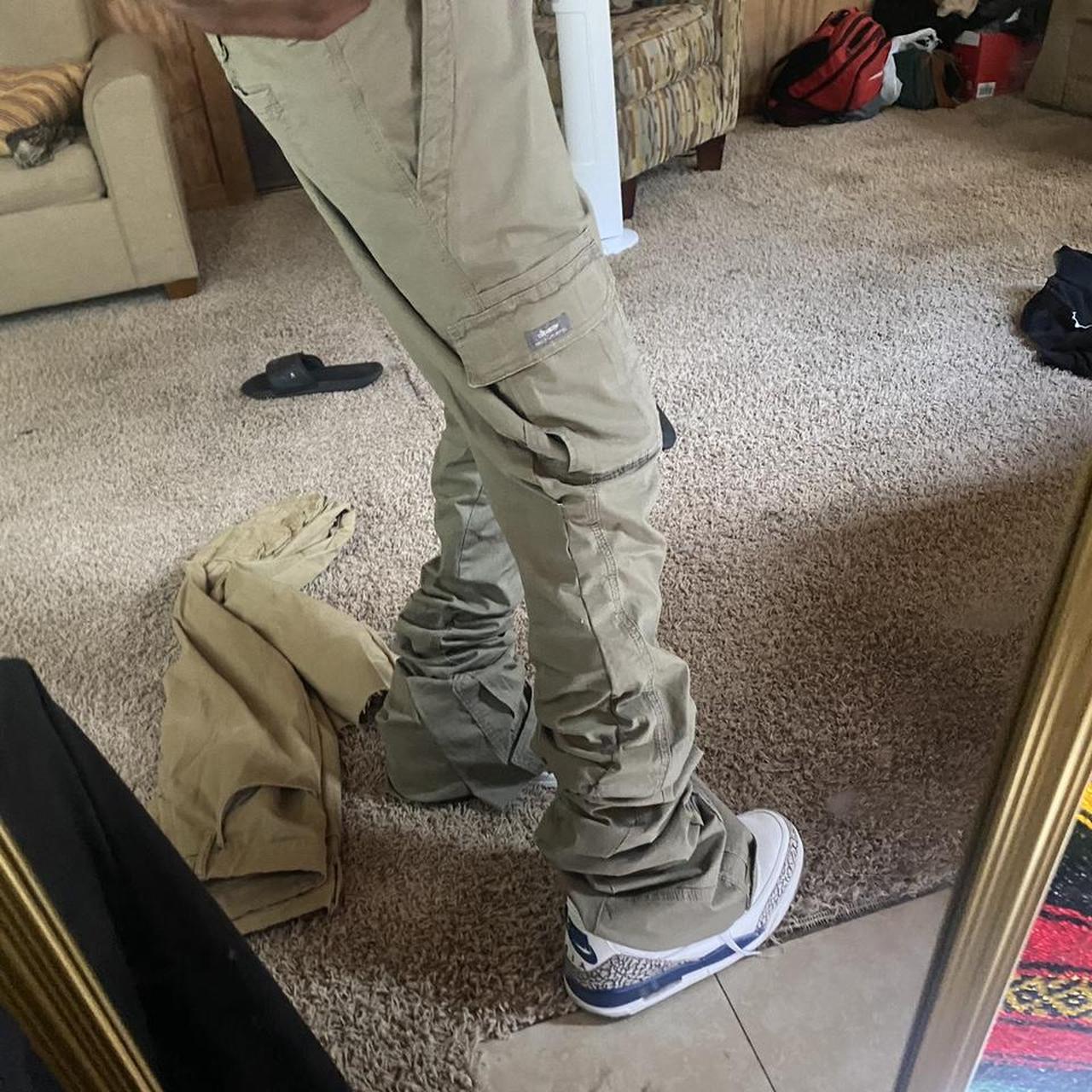 Custom stack cargo pants ! - Depop