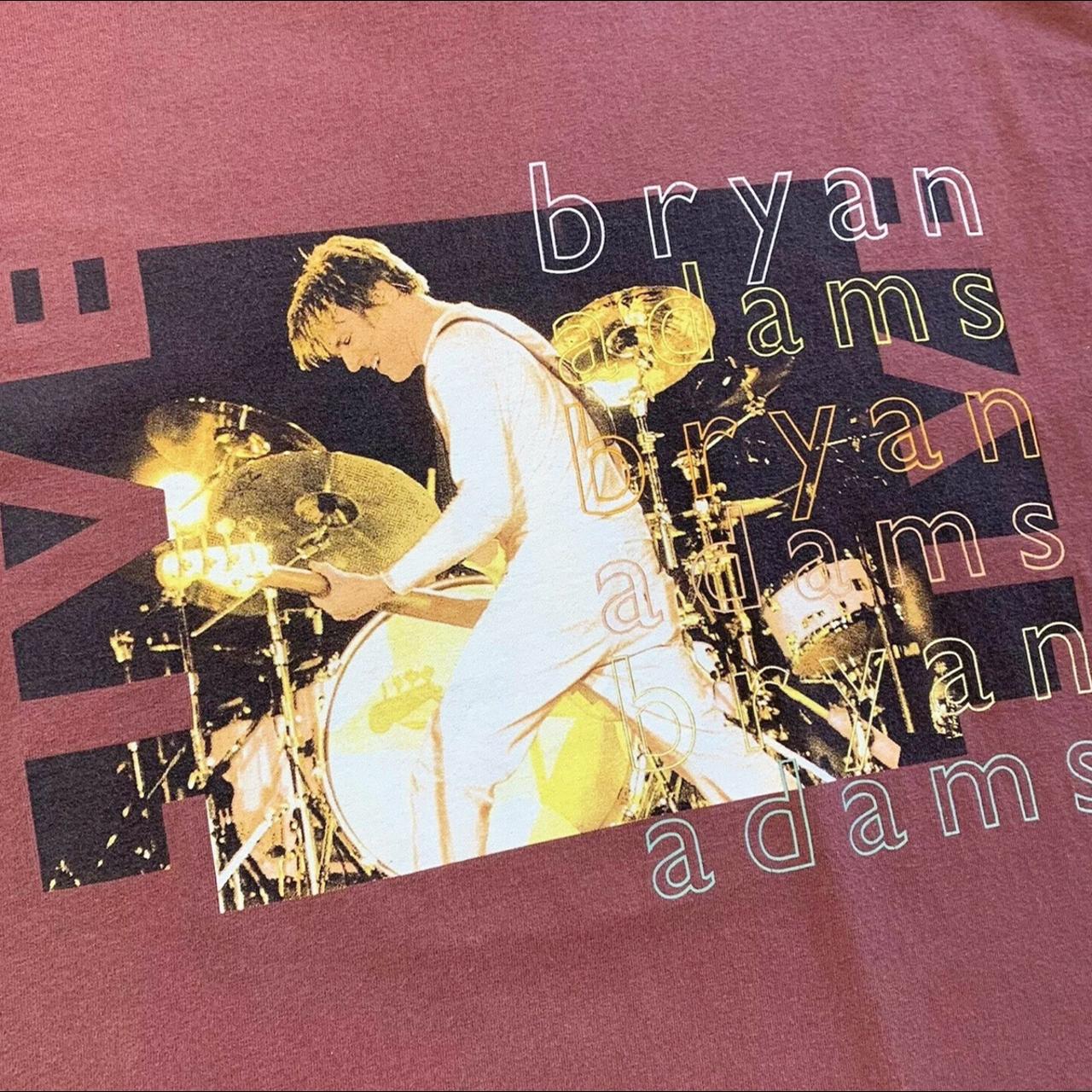 Bryan Adams Tour T-Shirt Vintage 90's Band Music Tee... - Depop