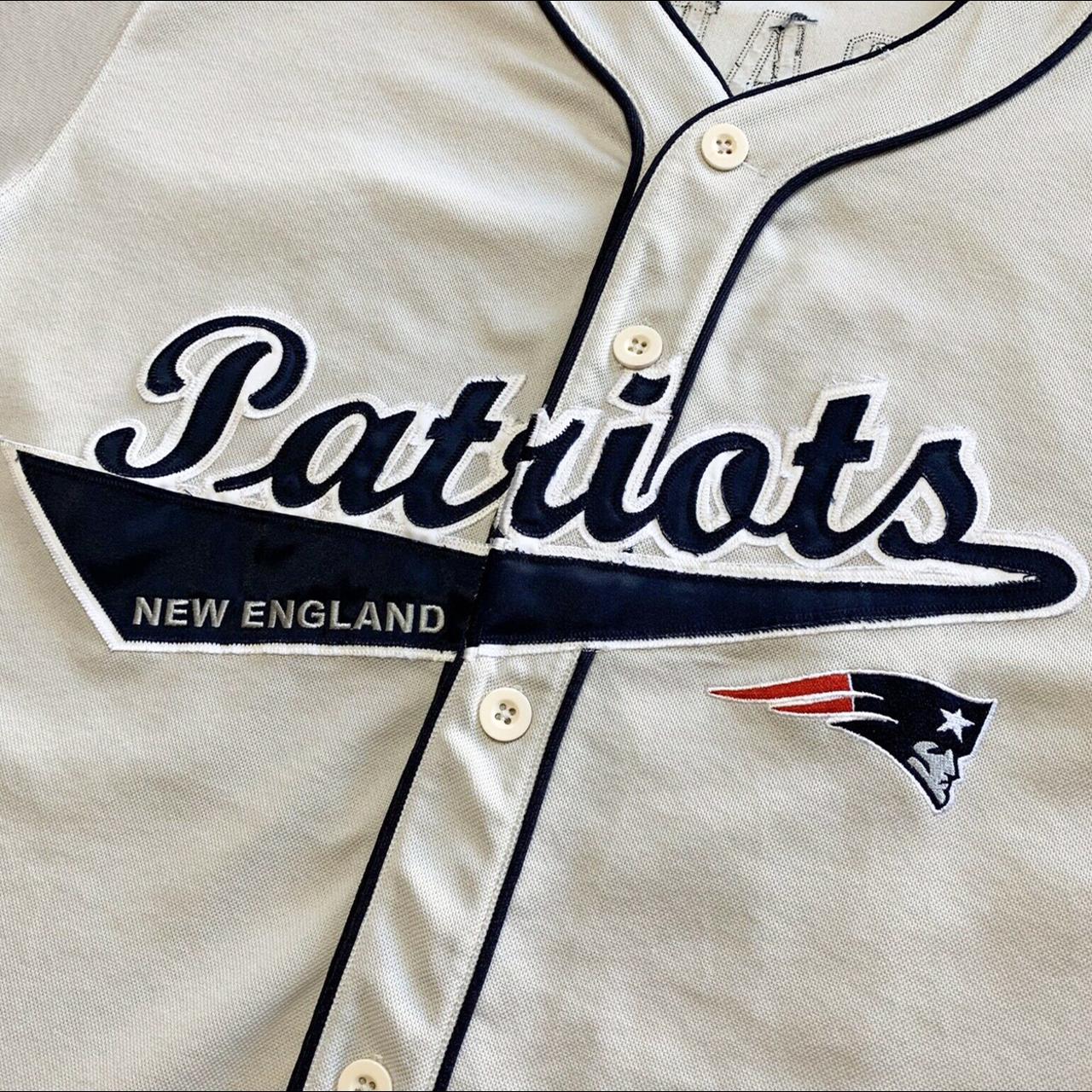 Tom Brady New England Patriots Baseball Jersey VTG - Depop