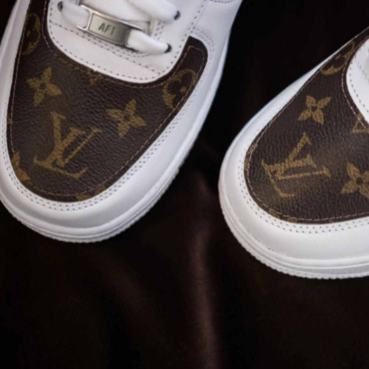 Nike air force 1 custom Louis Vuitton siempre dándole ese toque
