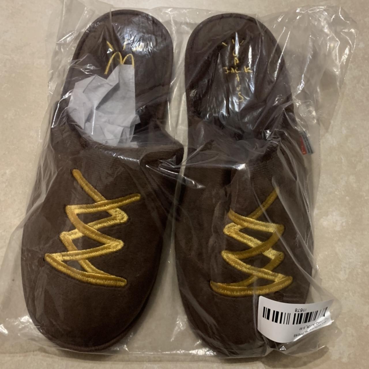travis scott mcdonald's slippers