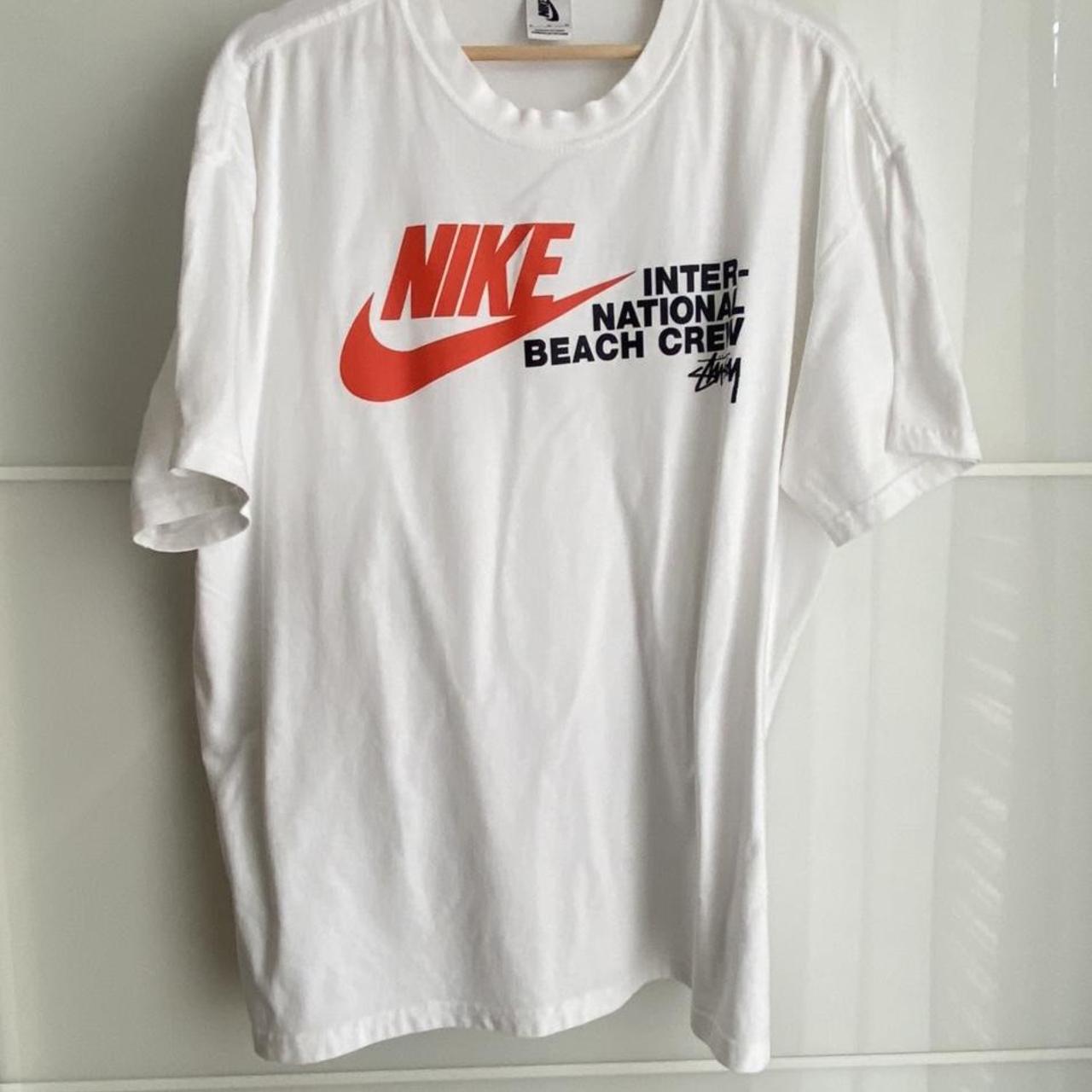 Stüssy x Nike Beachclub Shirt Size XL Condition:... - Depop