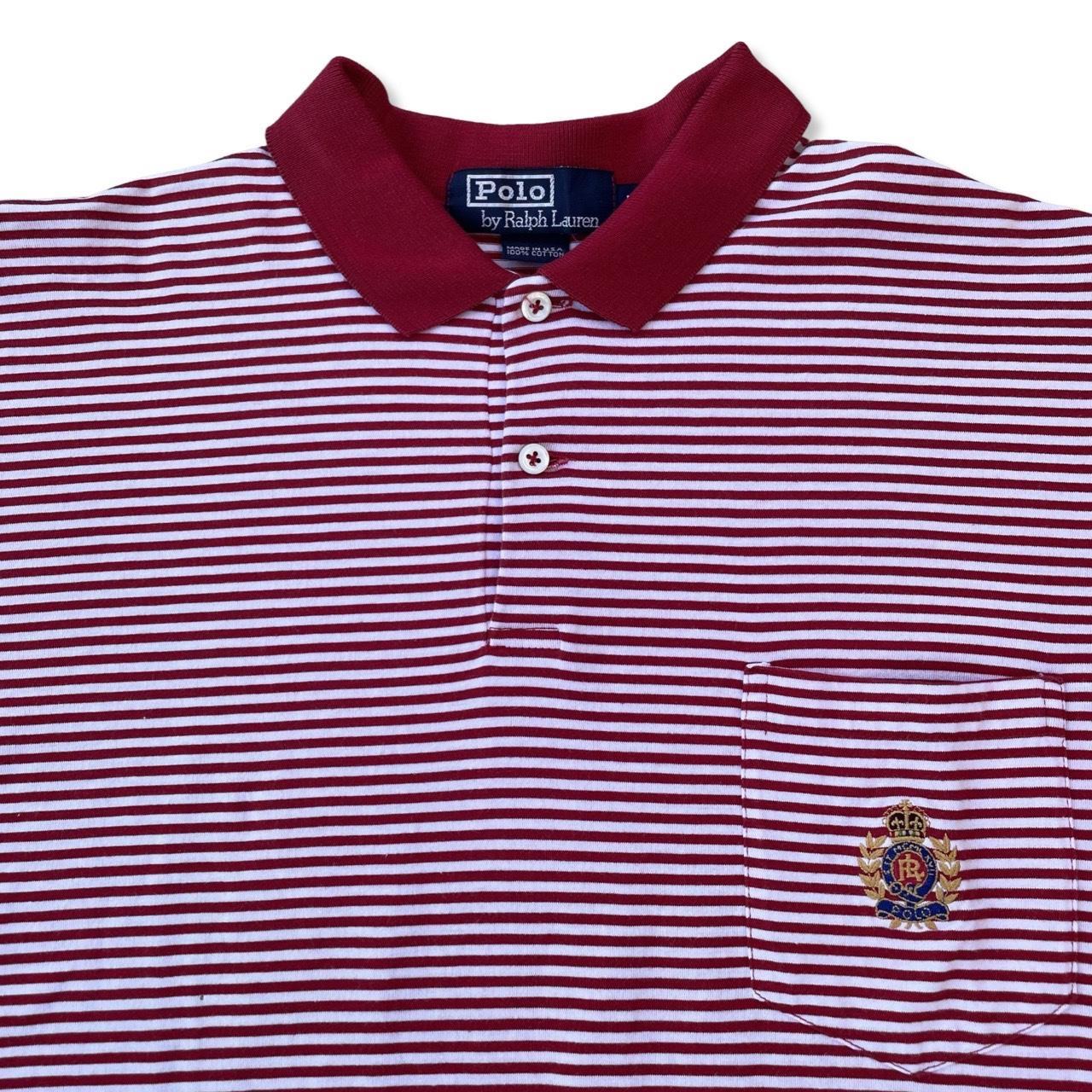 Polo Ralph Lauren Men's Red And White Polo-shirts | Depop