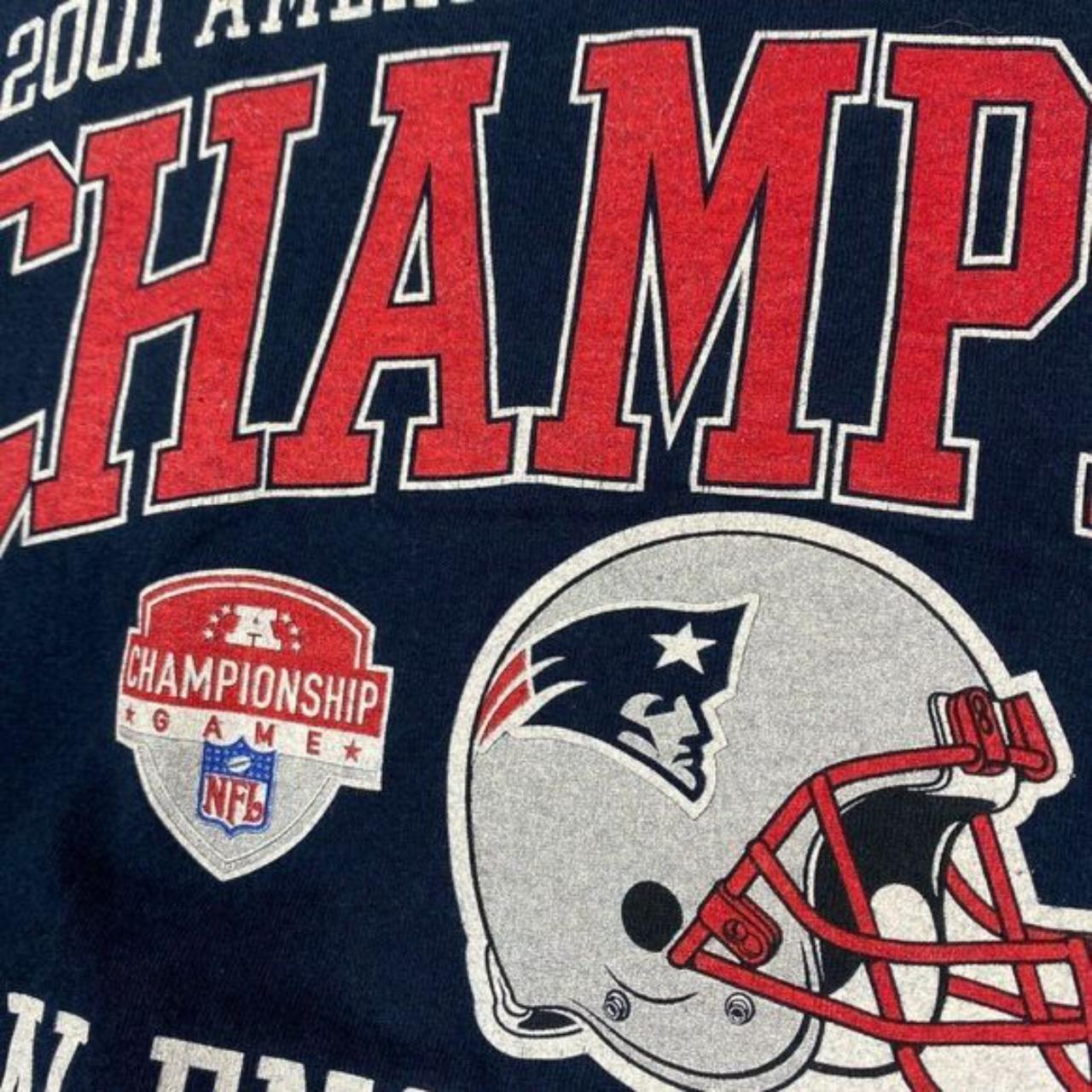 ♻️Vintage New England Patriots Champions 2001 - Depop