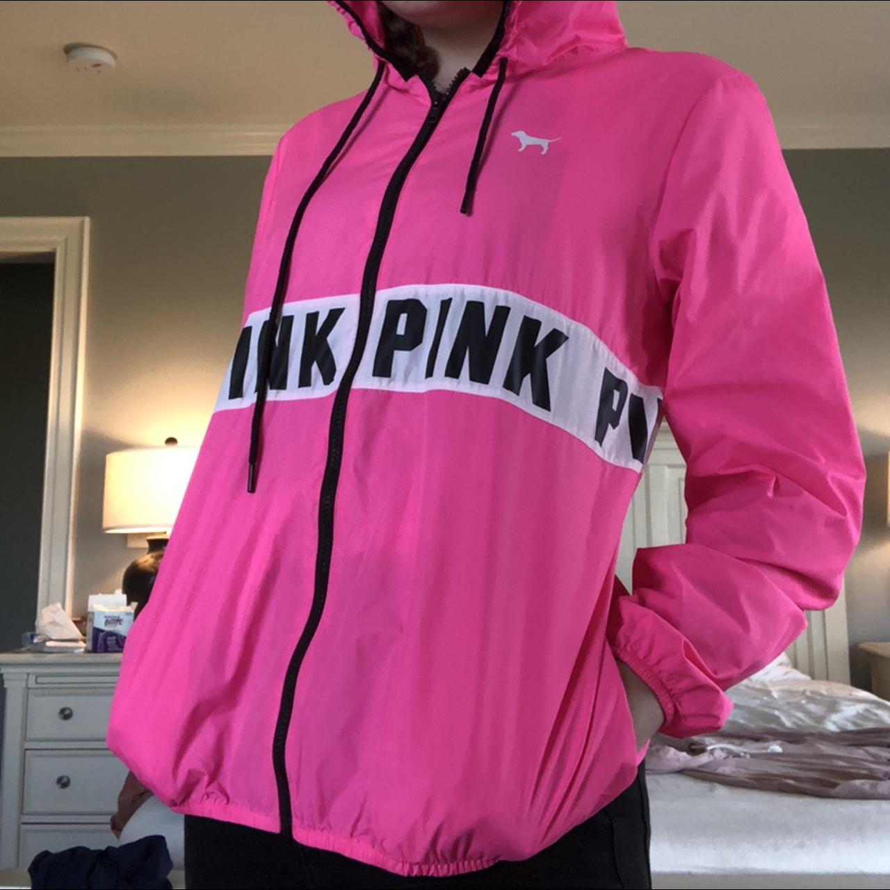 Hot pink sales rain coat