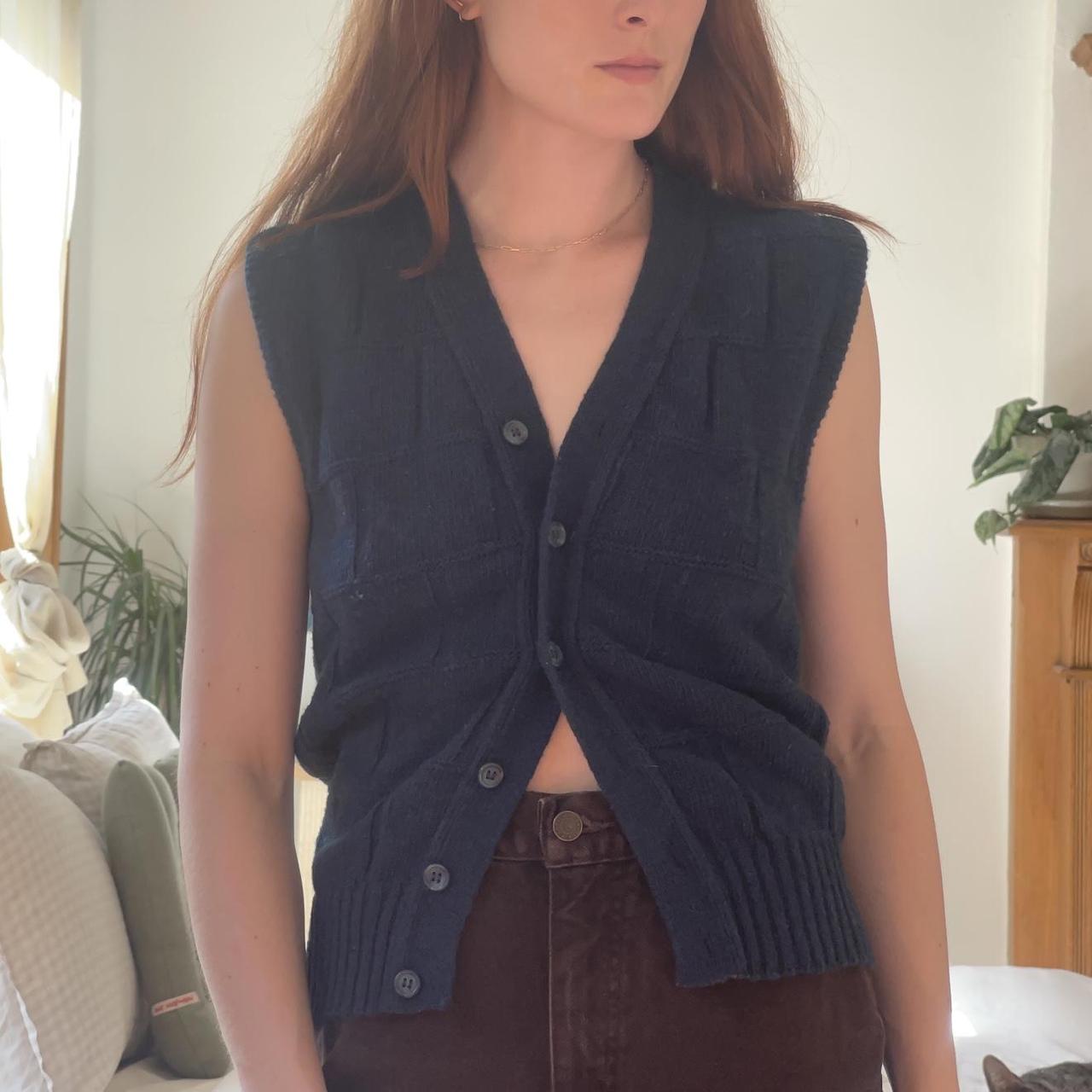Sears Women's Navy and Blue Jumper