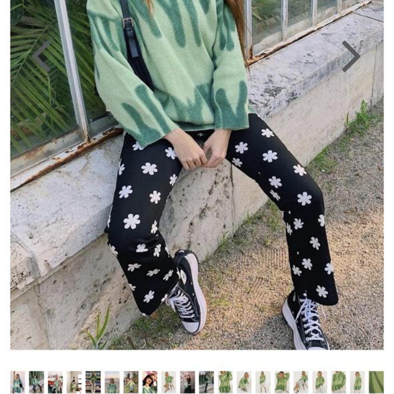 Verge Girl Women's Green Jumper Depop