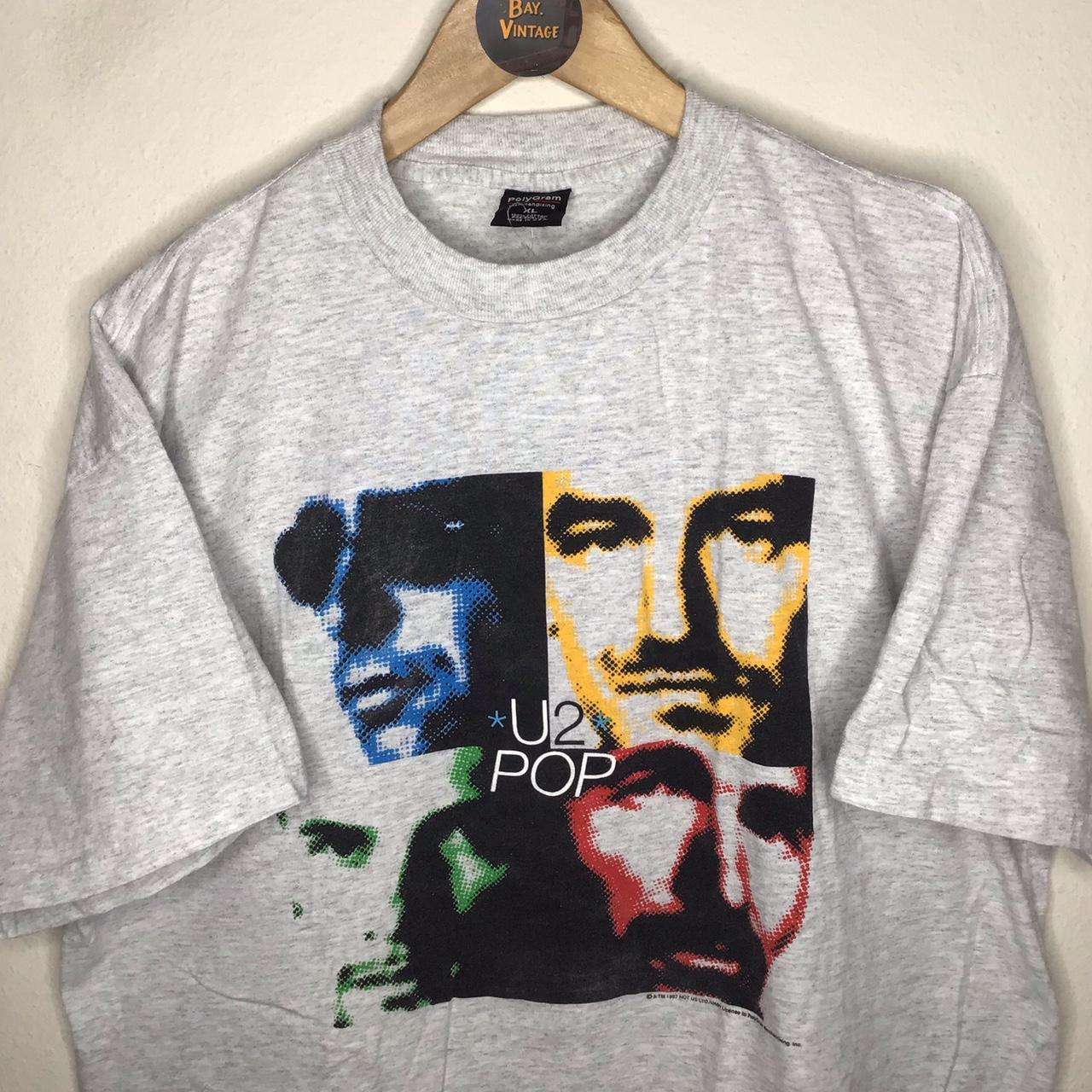 Vintage 90s U2 bono 1997 pop mart concert tour band... - Depop