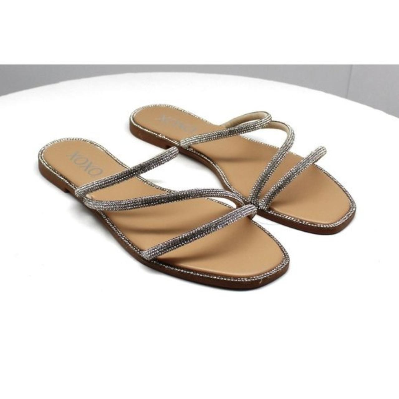 XOXO Women's Tan Sandals | Depop