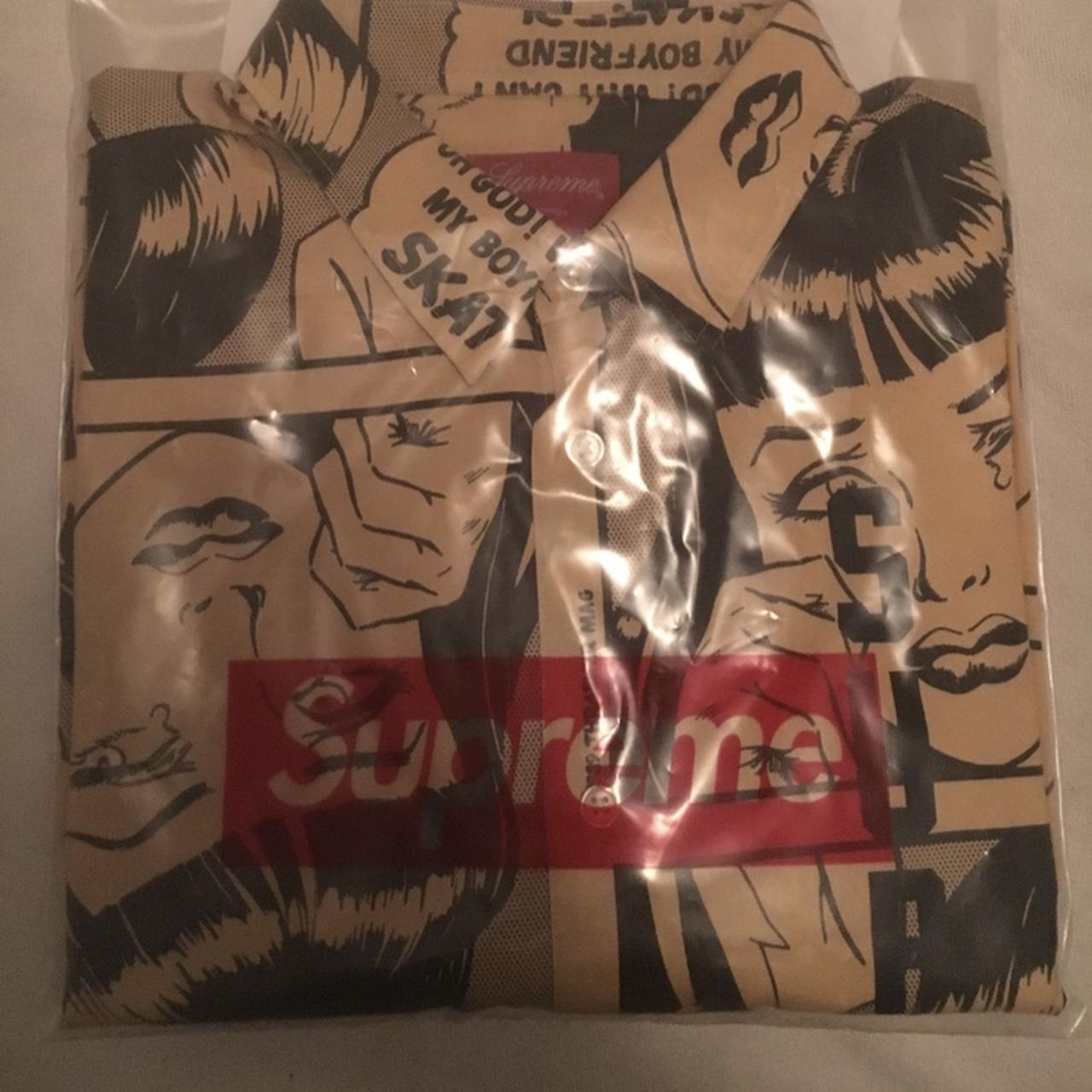 Supreme X Thrasher button up shirt .