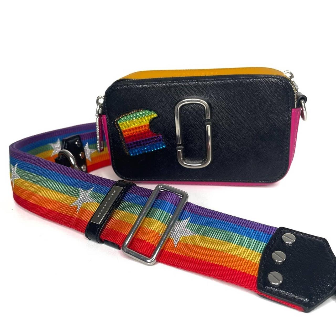 Marc Jacobs Snapshot Bag Rainbow Leather Crossbody... Depop