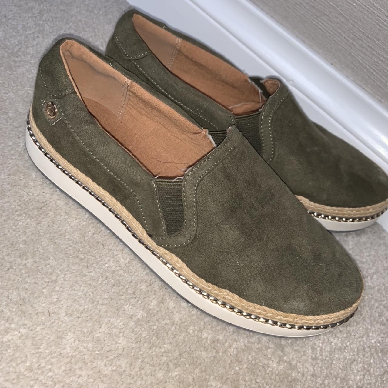 River island best sale khaki shoes