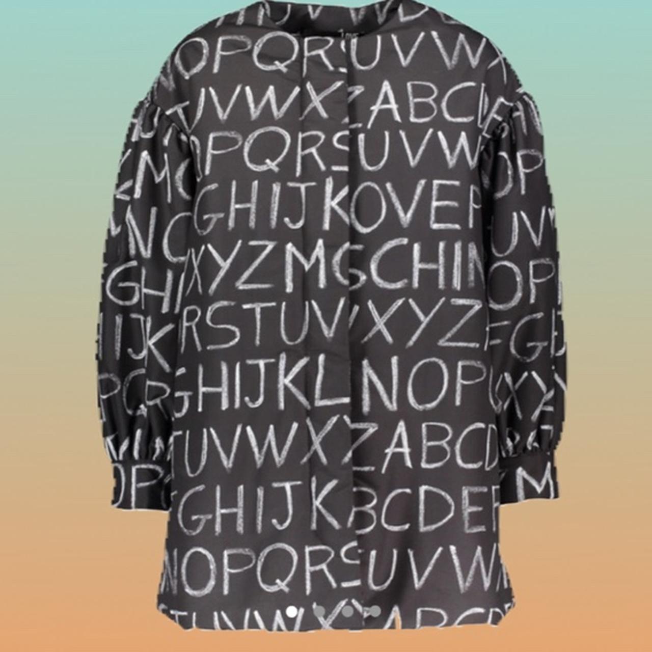 moschino alphabet jacket