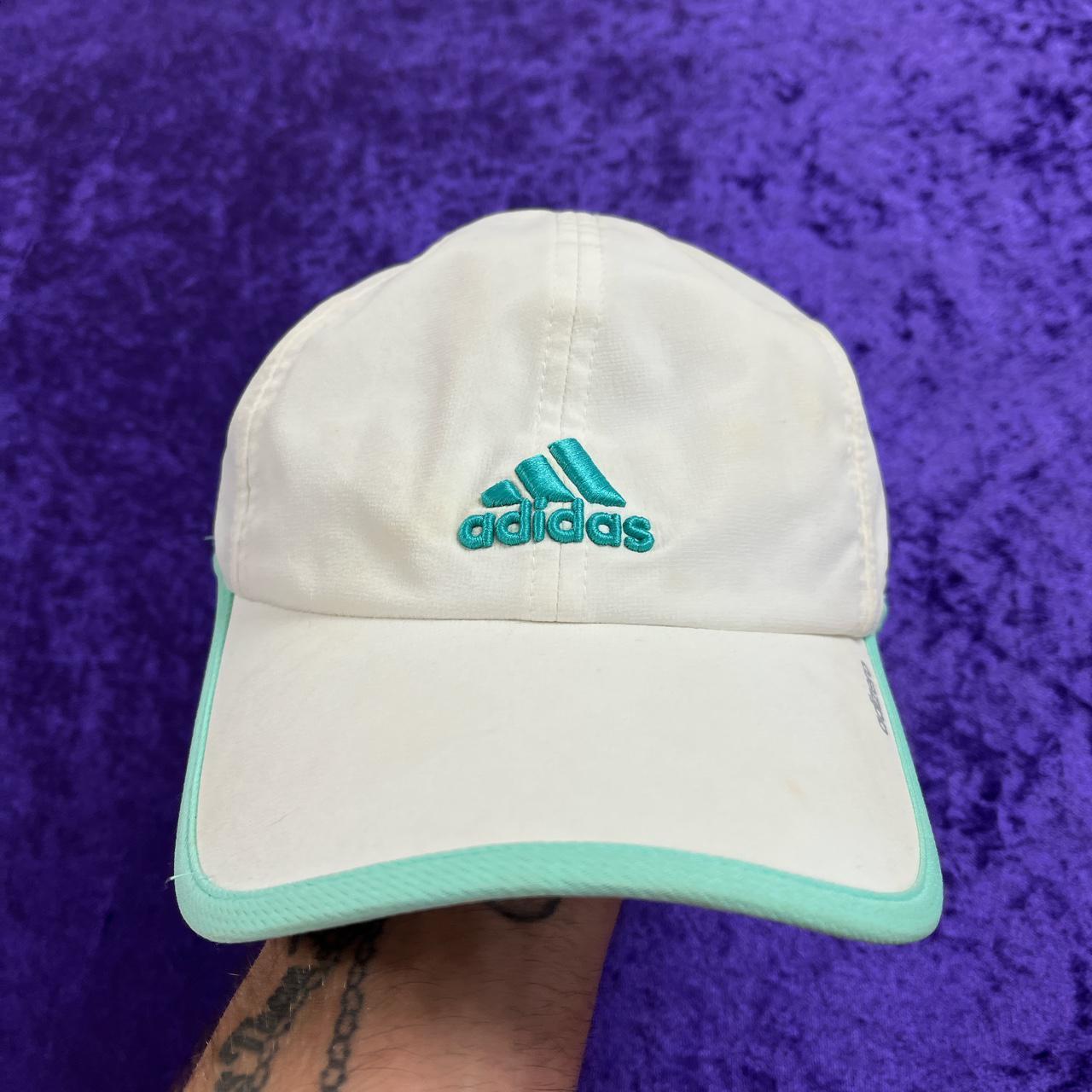 turquoise adidas hat