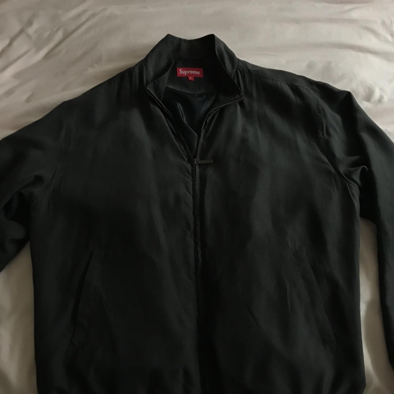 supreme silk bomber jacket