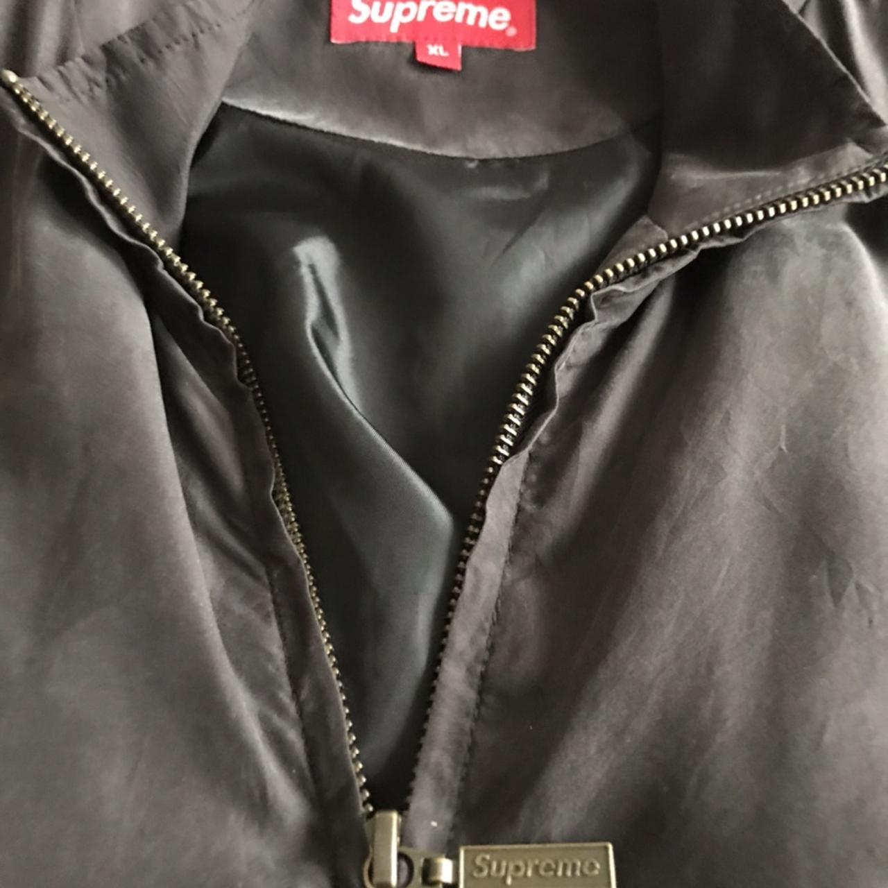 Supreme silk bomber jacket size xl, black, very...