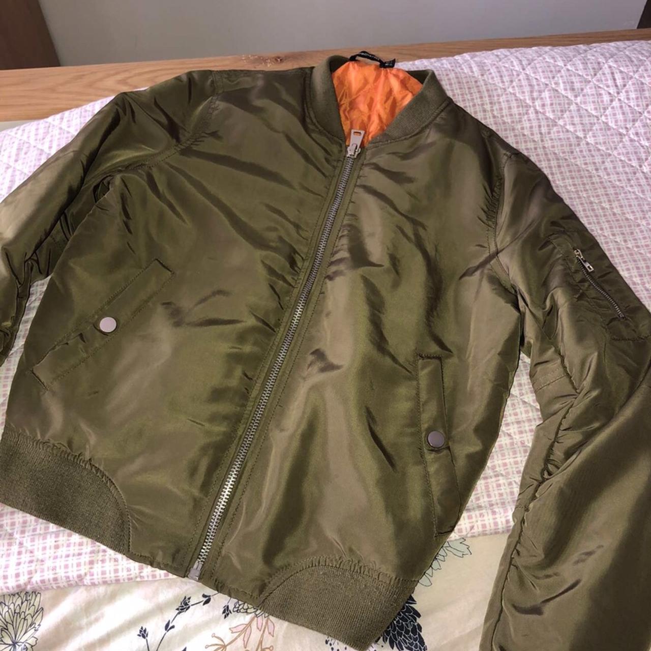 Stradivarius 2024 green jacket