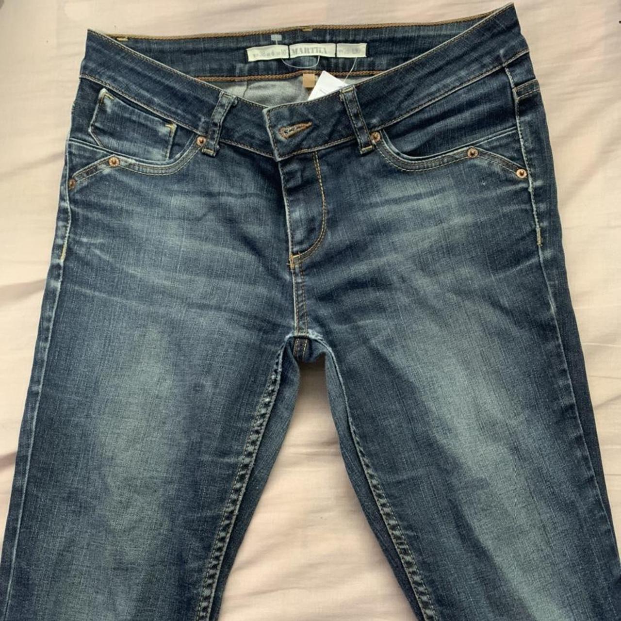 Low waisted jeans. Bought them from a charity shop... - Depop