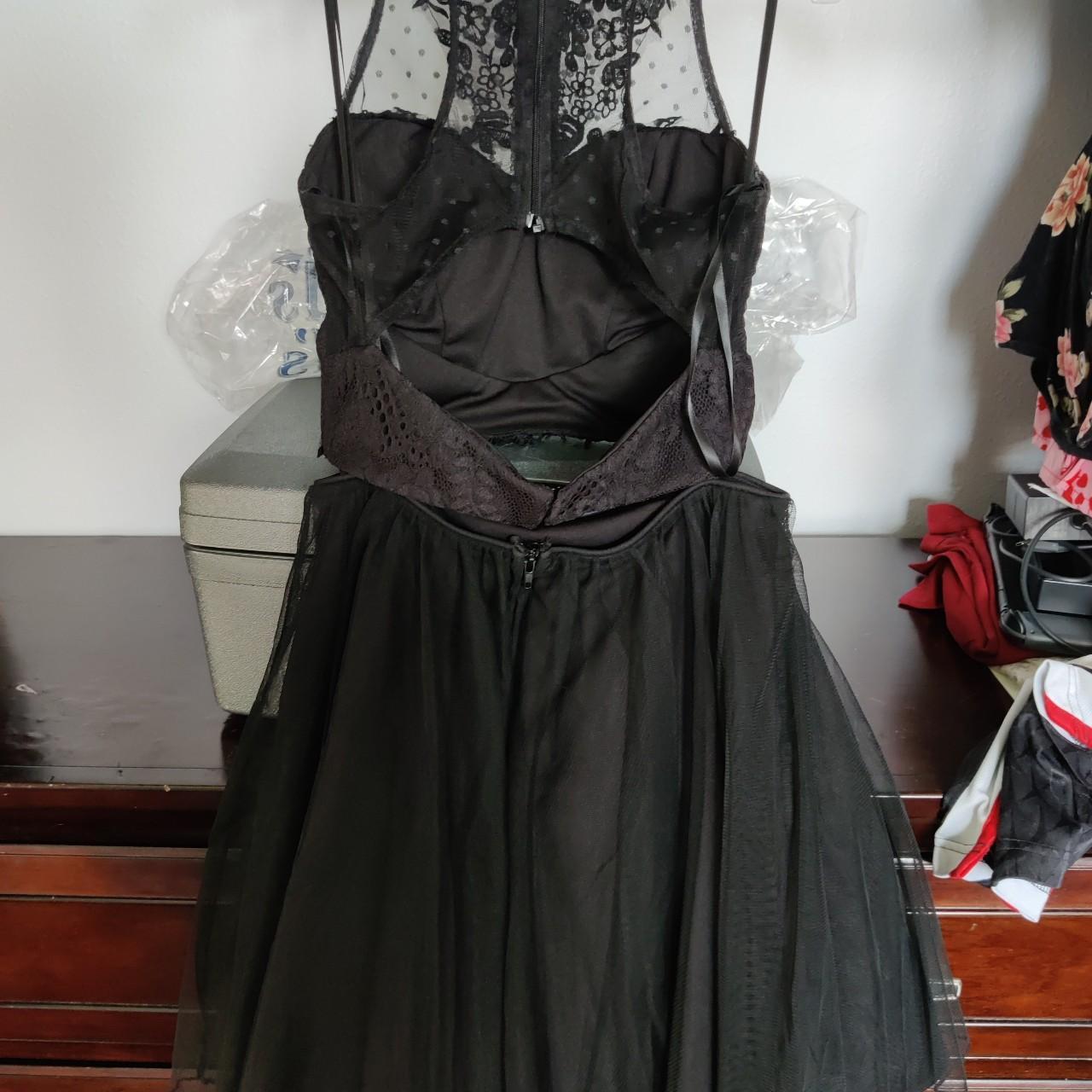Women's Black and Silver Dress (2)