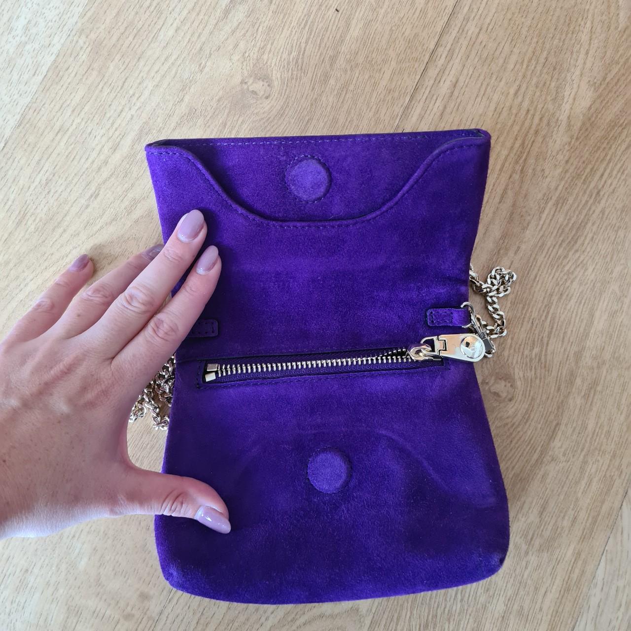 Karen millen cross body bag in purple sale