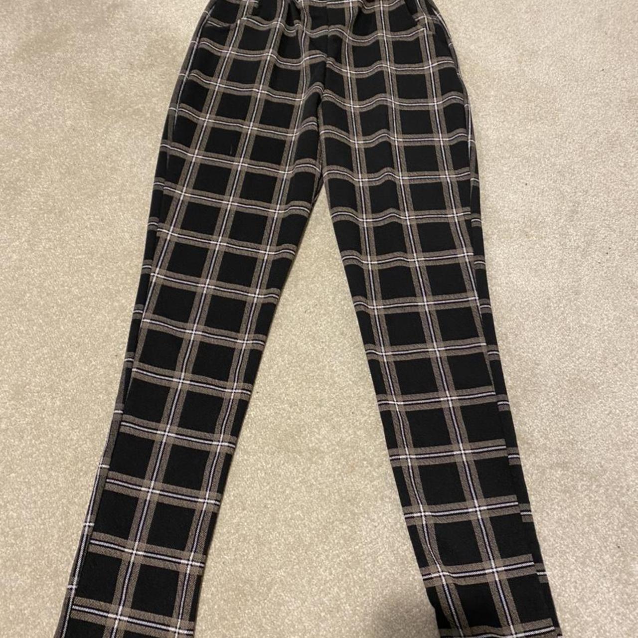 Unique Bargains Lars Amadeus Men's Plaid Dress Pants Slim Fit Business  Trousers