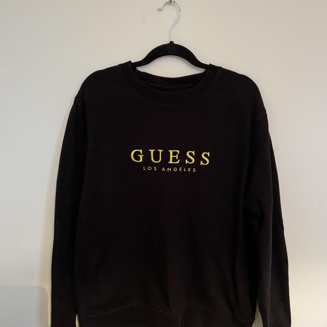 Black clearance guess sweatshirt