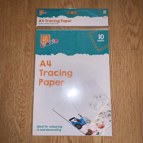 Kids Create Anker A4 Tracing Paper 10 Sheets