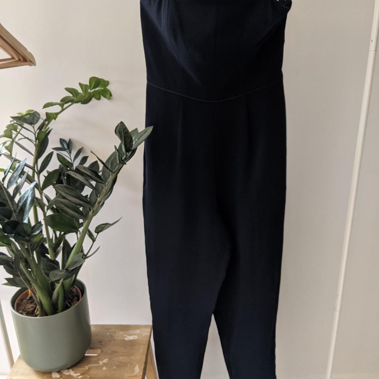 Reiss Navy Occasion Jumpsuit - Depop