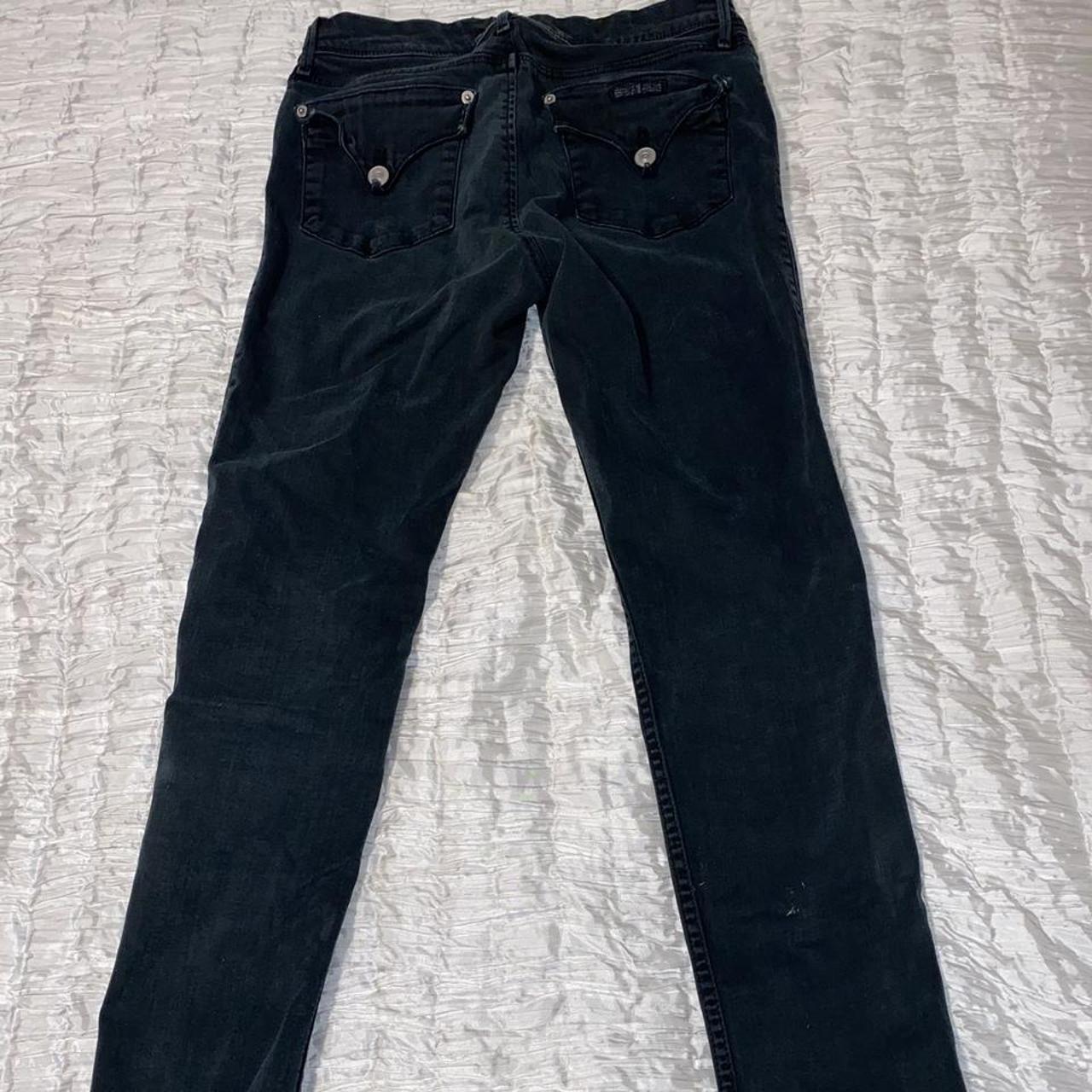 Black Hudson Jeans size 28!🖤 ⭐️one hole on each leg... - Depop