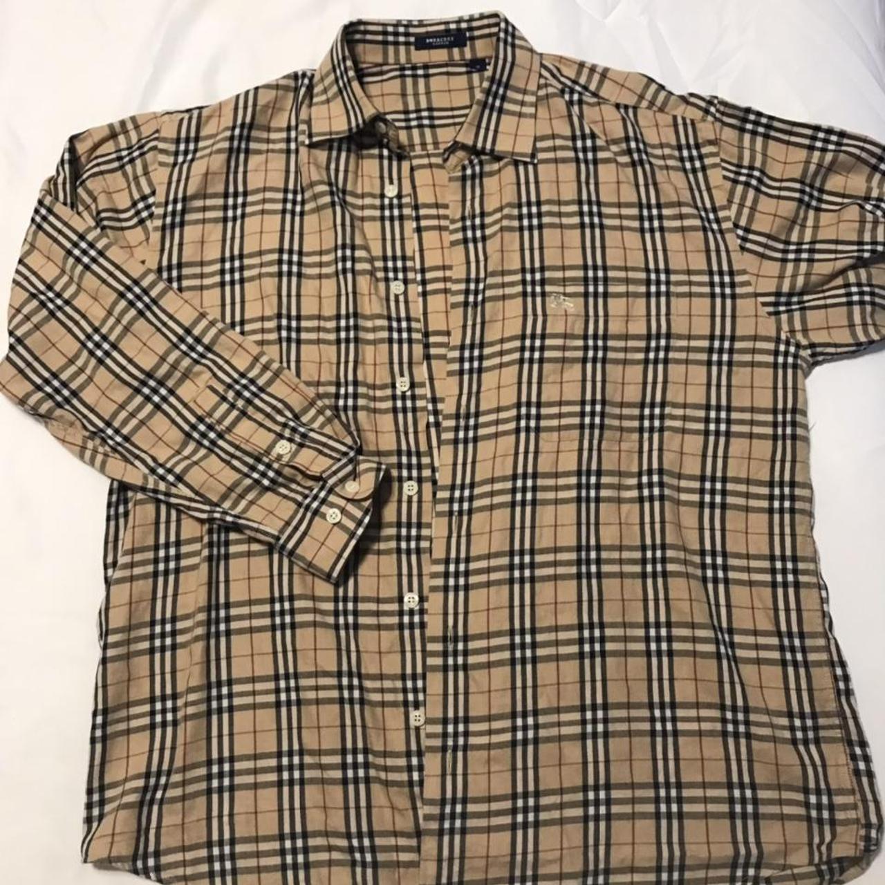 depop burberry shirt