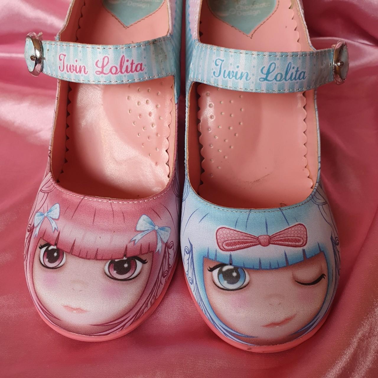 Adorable Hot Chocolate Design Lolita Heels Depop