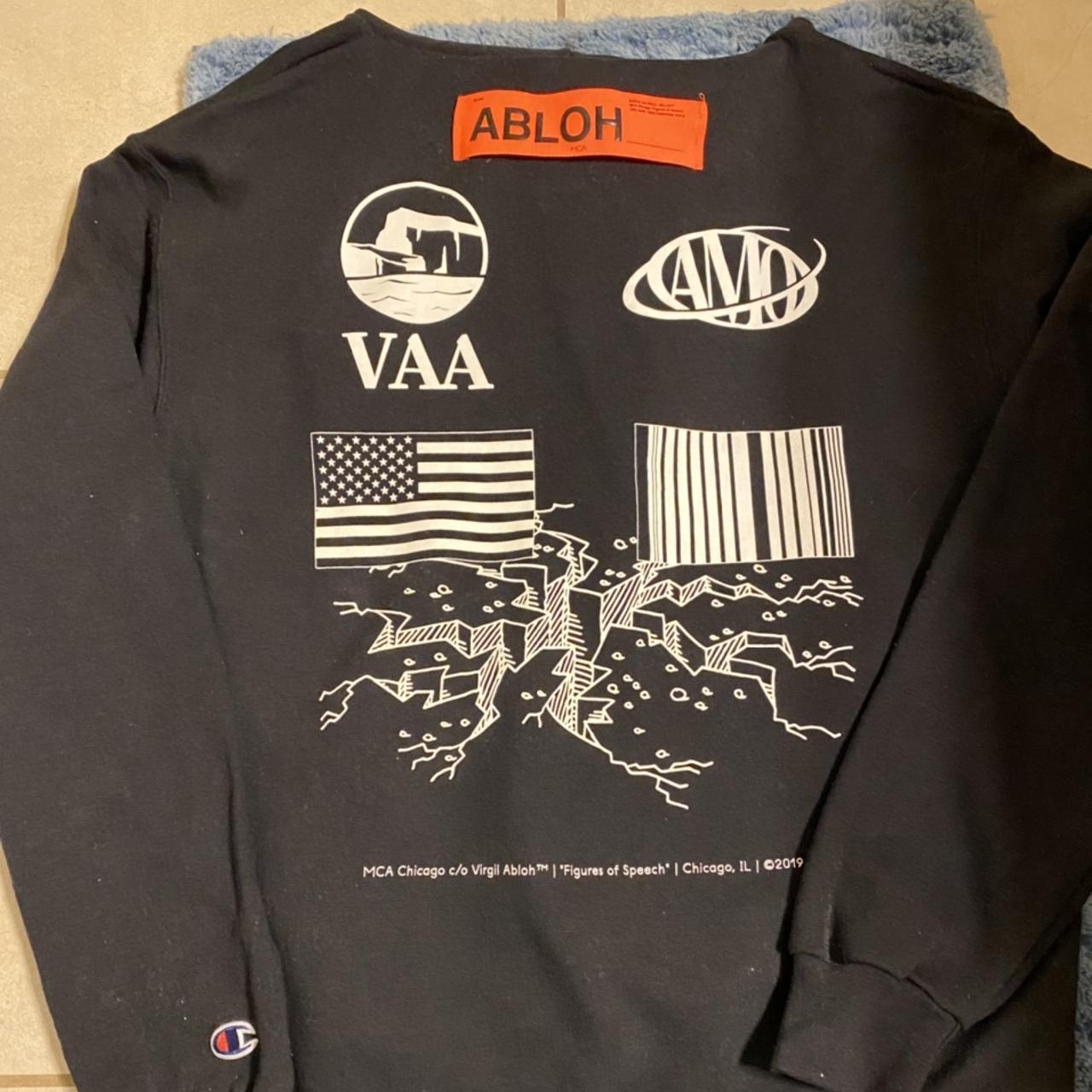 Virgil Abloh x MCA Hyperbole Hoodie Black- FW19 - Depop