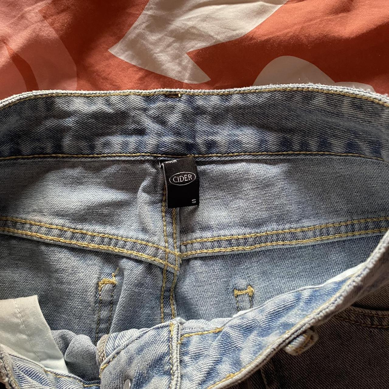 Cider floral straight leg jeans. Given as a gift but... Depop