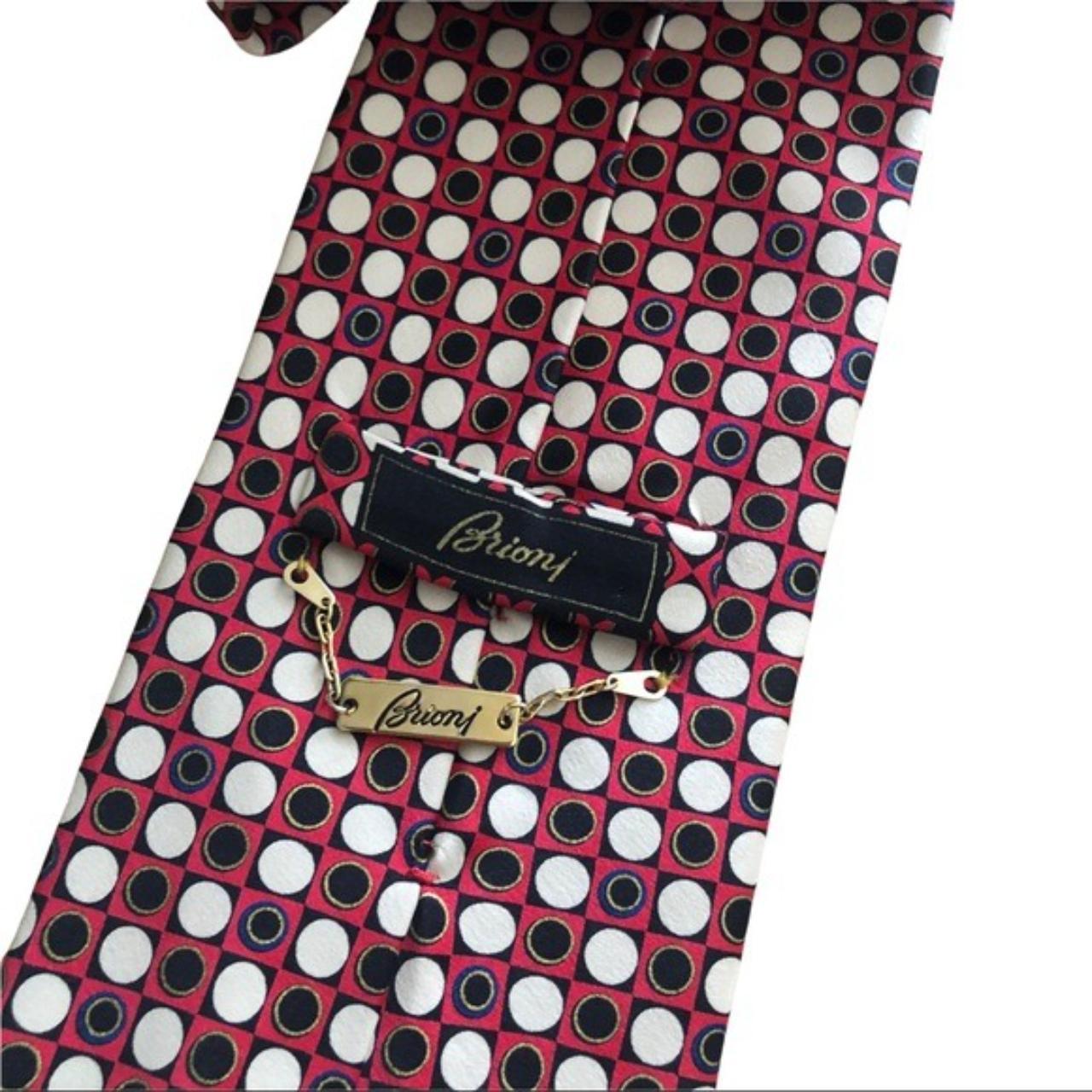 Product Image 2 - Brioni Red Geometric Square Pattern