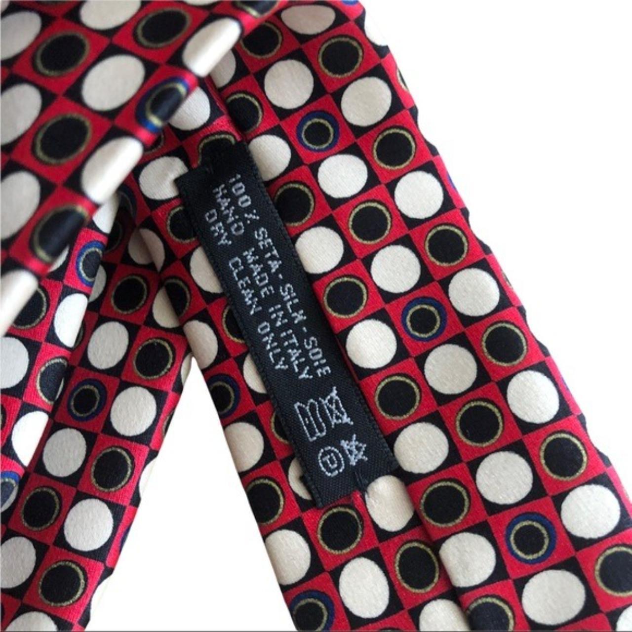 Product Image 4 - Brioni Red Geometric Square Pattern