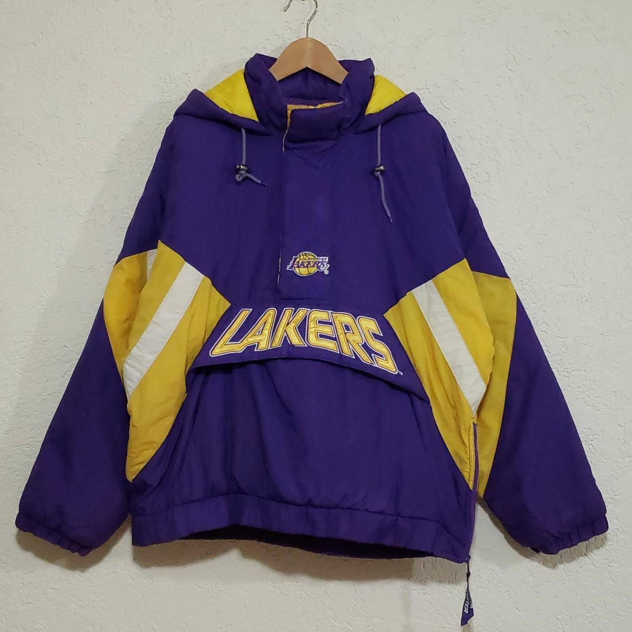 Lakers pullover hotsell starter jacket