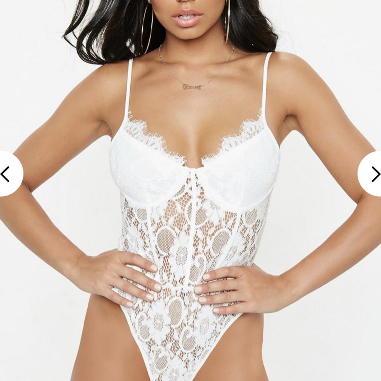 Missguided lace bodysuit hotsell