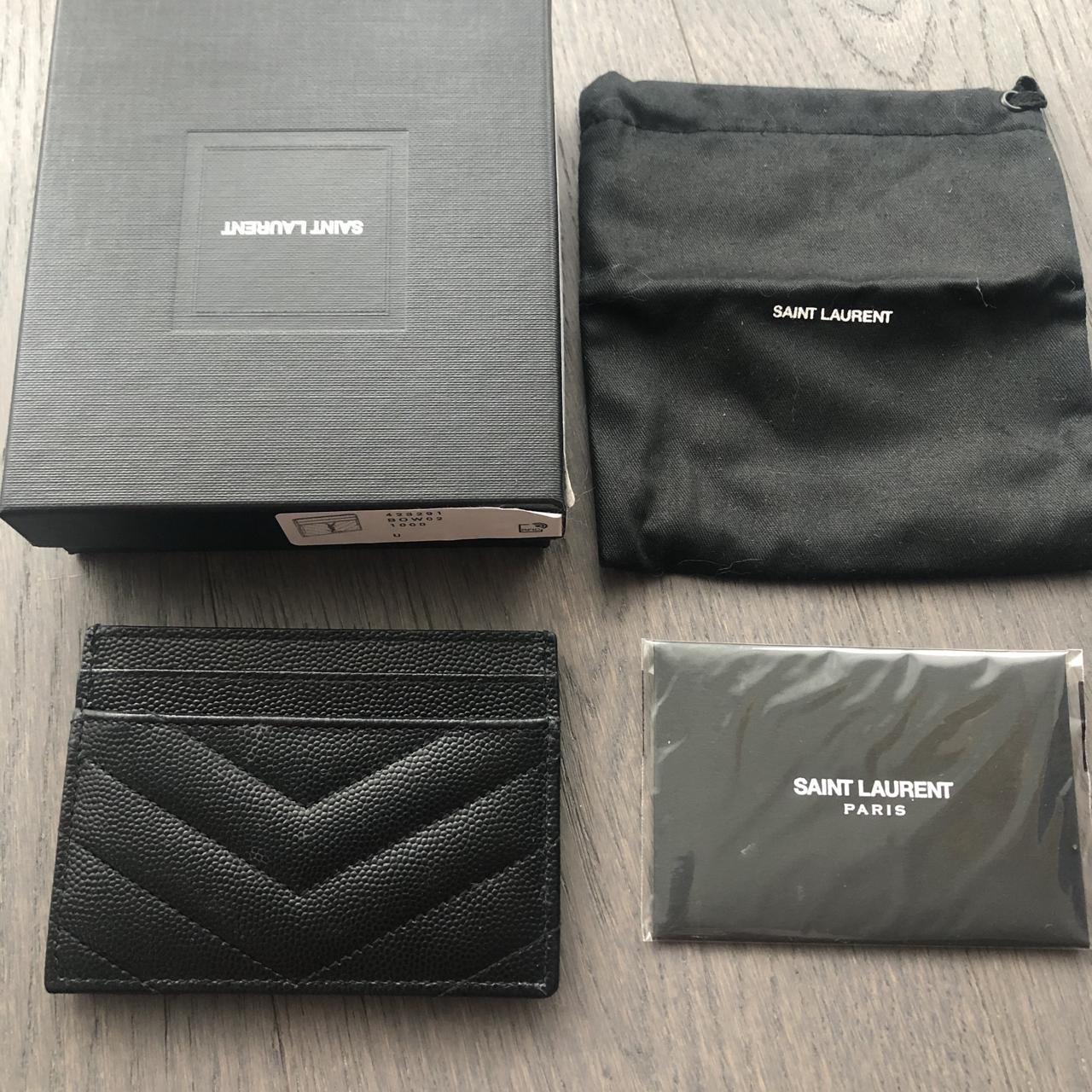 ssense ysl card holder