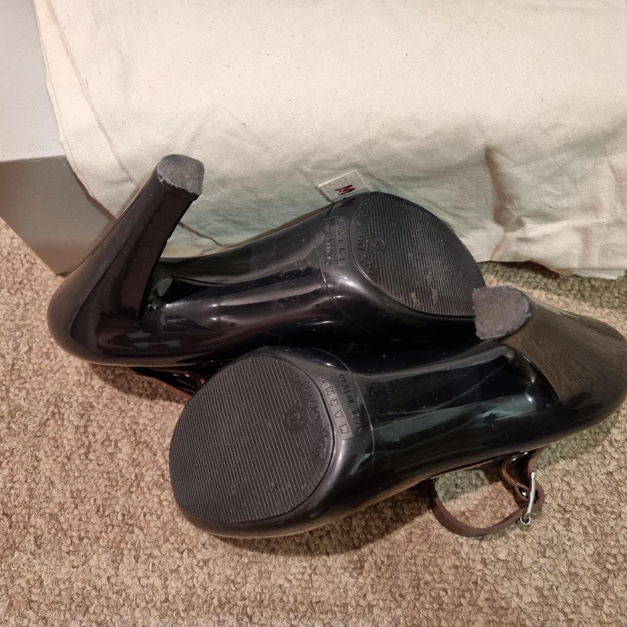 Quirky pumps by Marni. Make from a rubber material... Depop