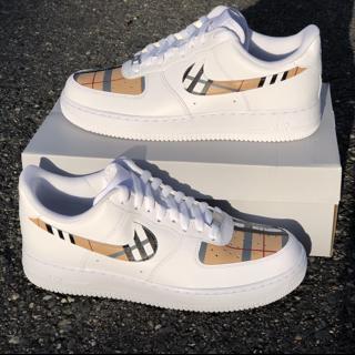 burberry painted air forces