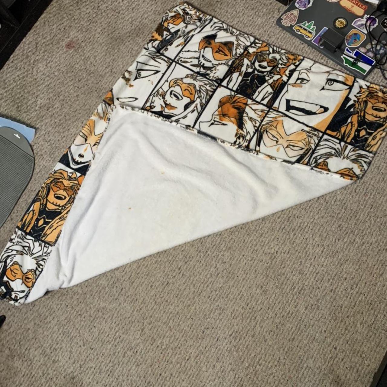 BNHA Hawks blanket. 80”x60” . . .Hawks on one side... Depop