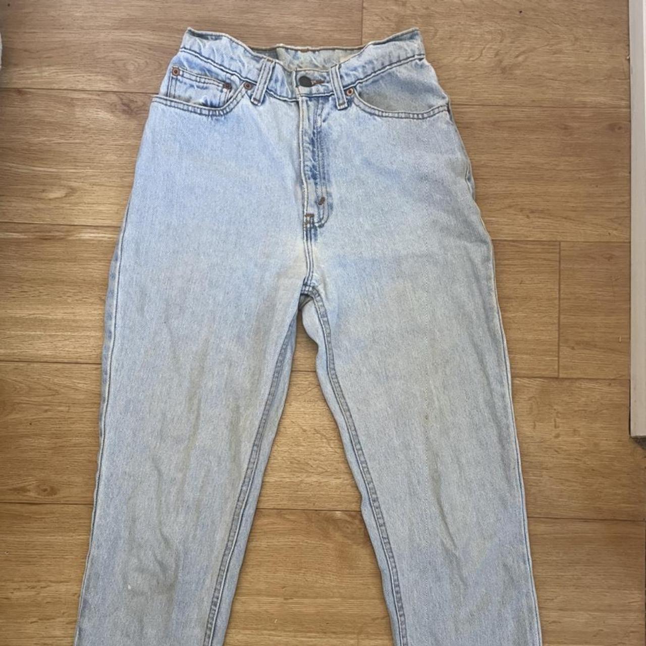 Levi’s 512 tapered leg - vintage jeans Light blue... - Depop