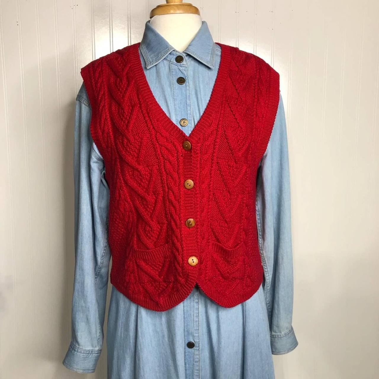 cotton sweater vest women's