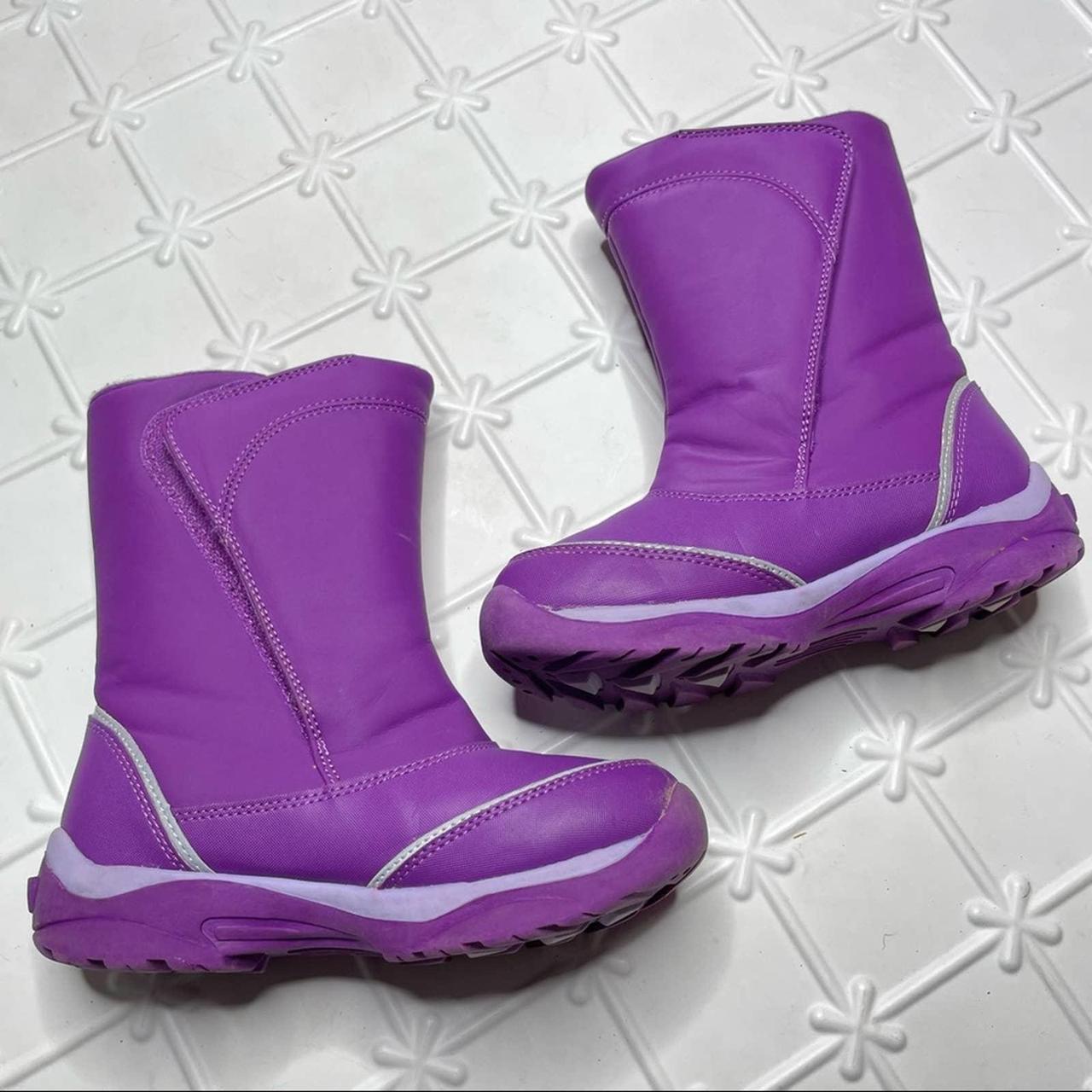 lands end purple boots