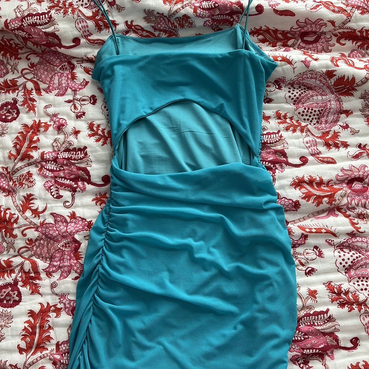 Princess Polly Women's Blue Dress Depop