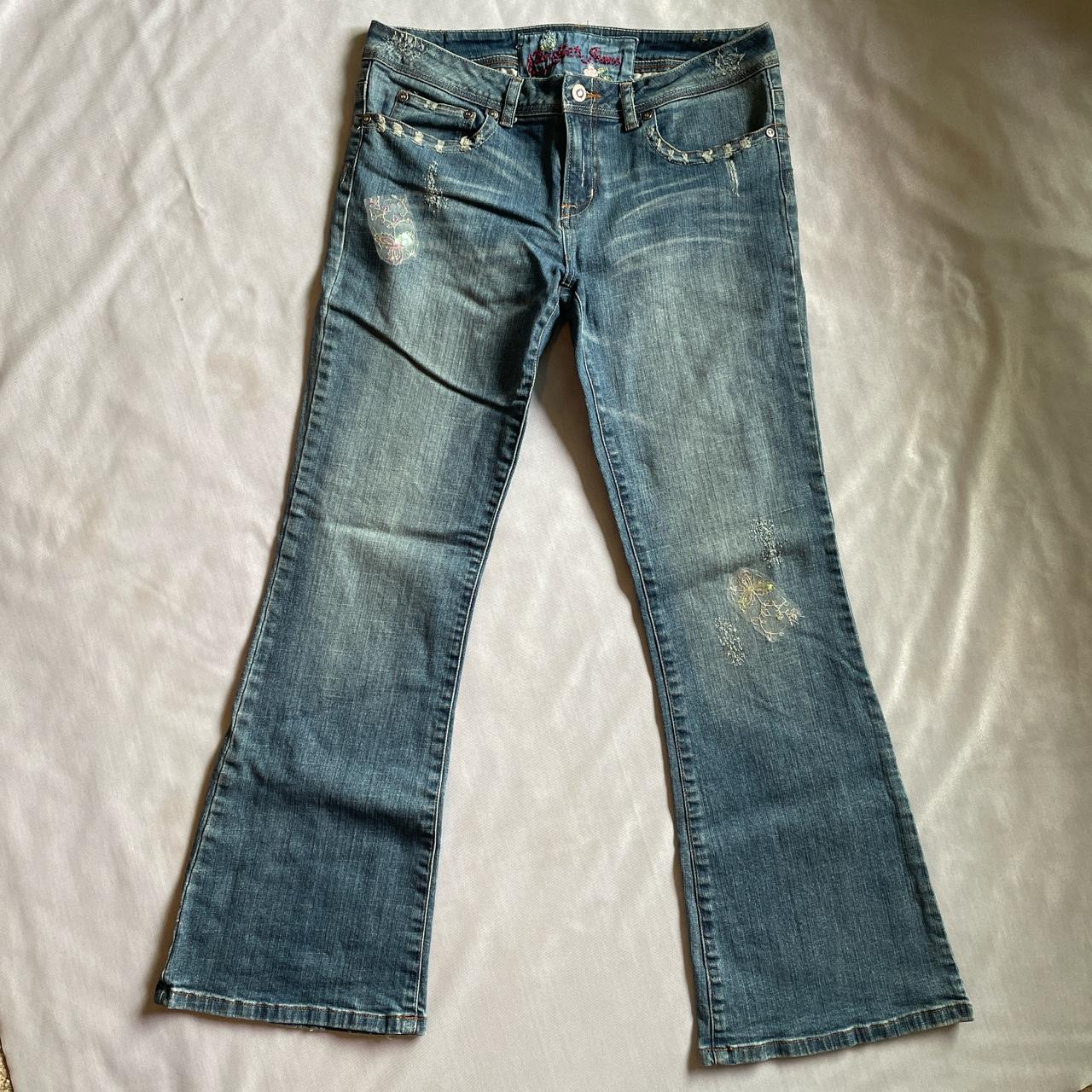 Candies Jeans distressed with cute sequined... - Depop