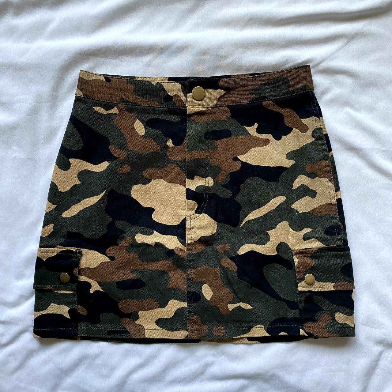 Camouflage skirt outlet forever 21