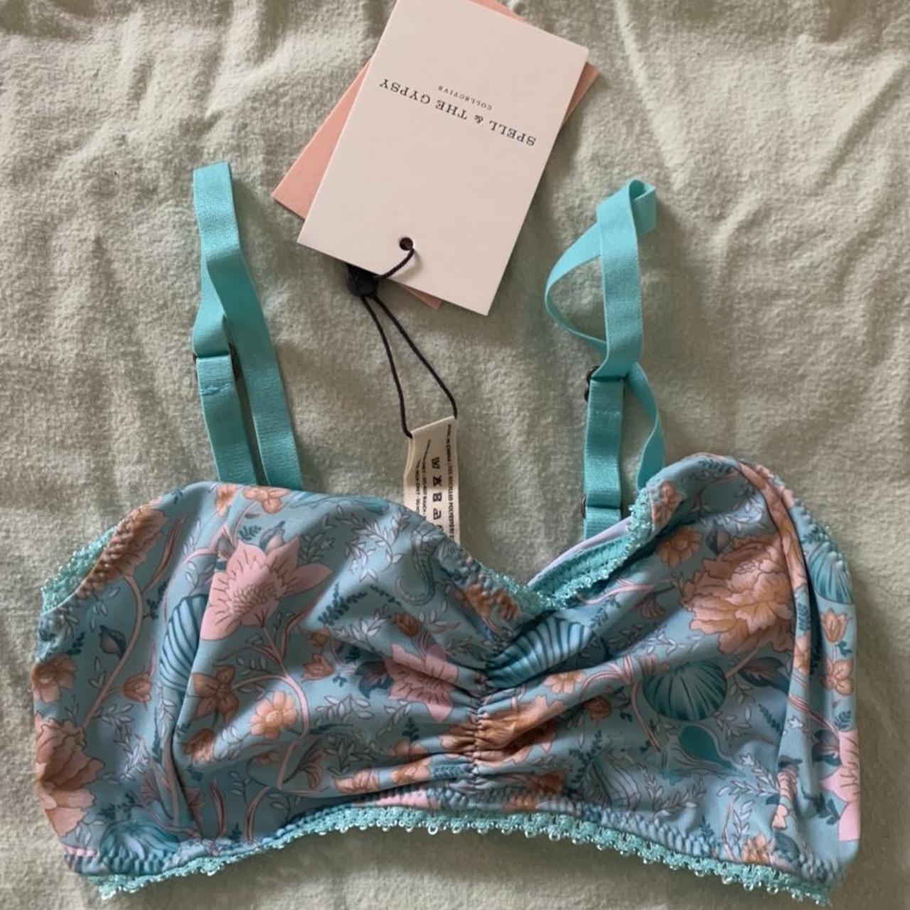 Spell and the gypsy seashell bralette - seafoam XXS... - Depop