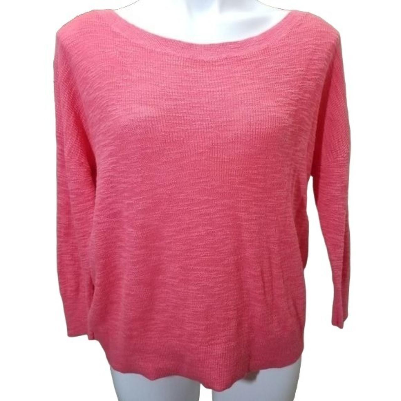 Express Open Back Coral sweater in excellent... - Depop