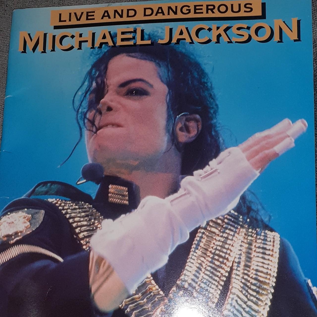 Michael Jackson Vintage Live and Dangerous Glossy... - Depop